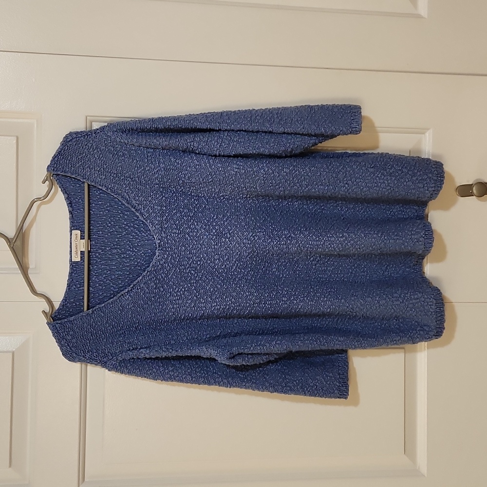 🌸Coldwater Creek Slub Yarn Knit Sweater Shirt 2X